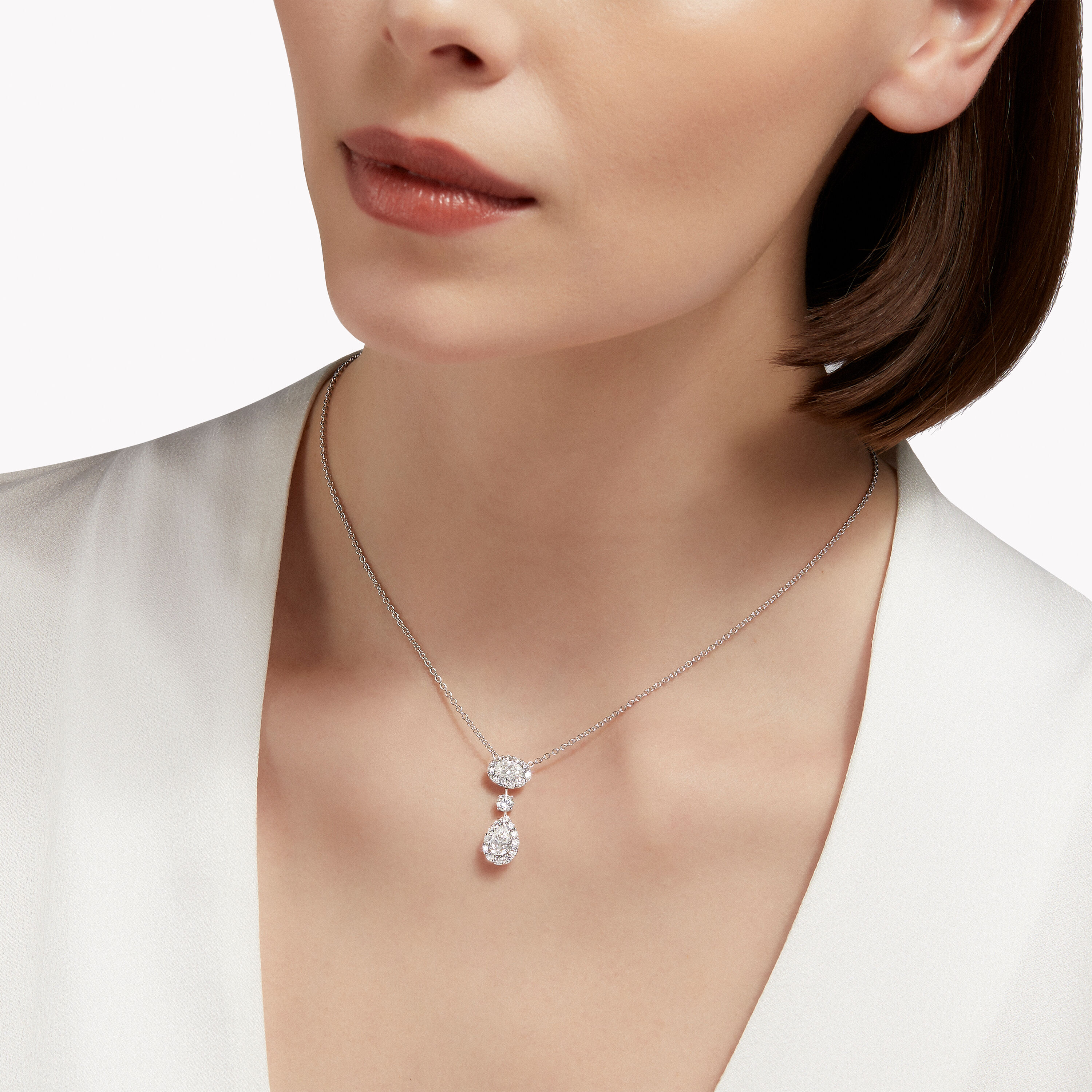 Diamond drop hotsell pendant