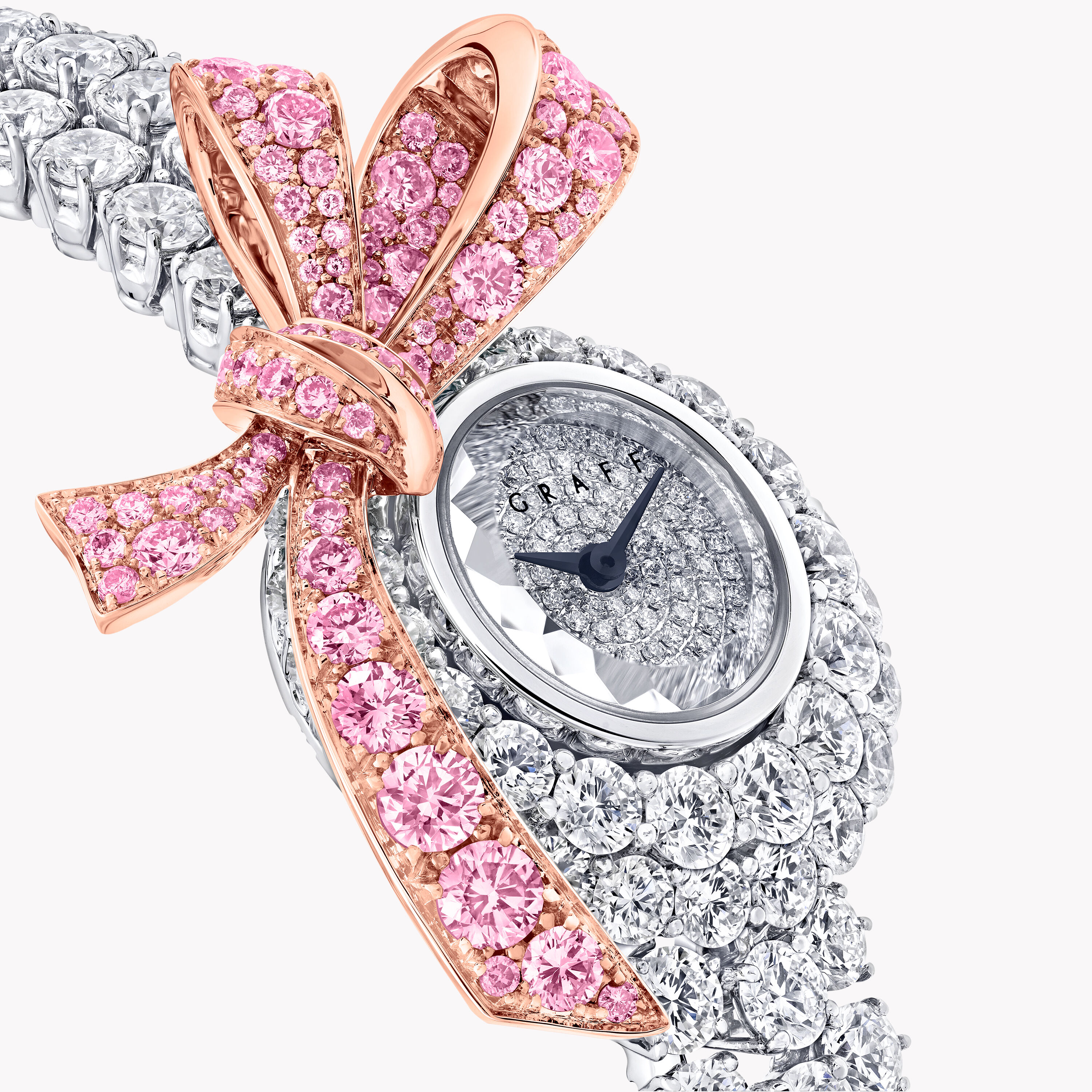 Tilda s Bow Diamond Watch diamond dial white gold Graff