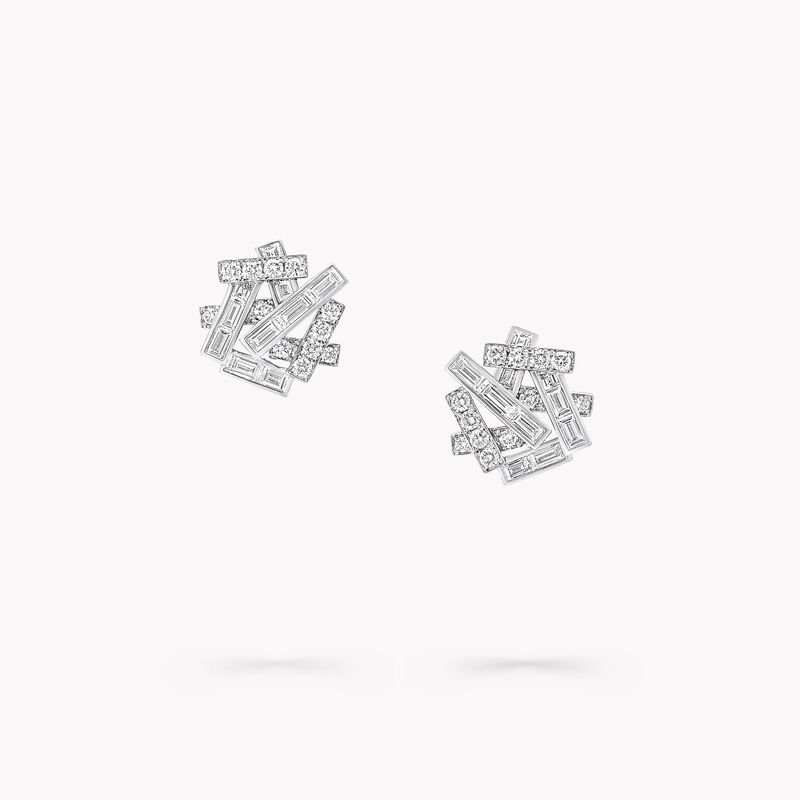 Threads钻石耳钉