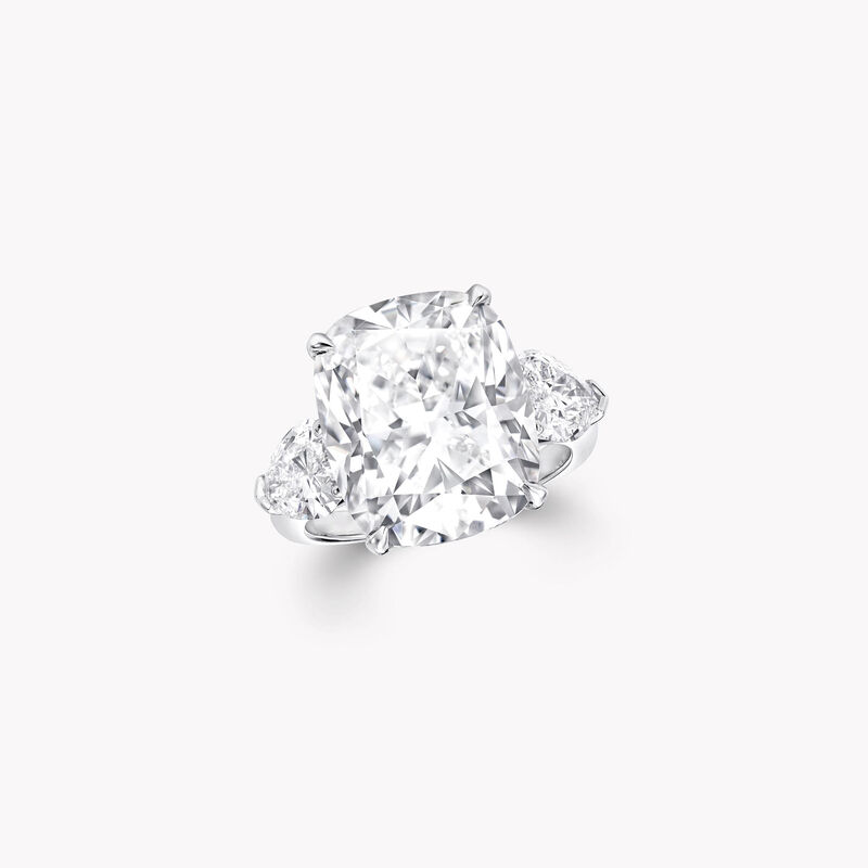 Cushion Cut Diamond High Jewellery Ring, , hi-res