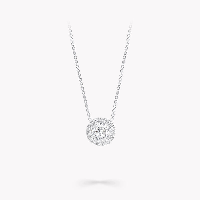 Icon Round Diamond Pendant, , hi-res