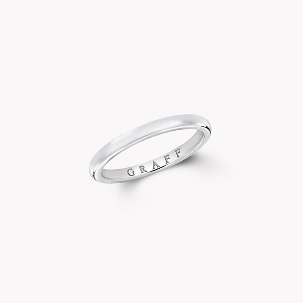 D Shape Wedding Band, , hi-res