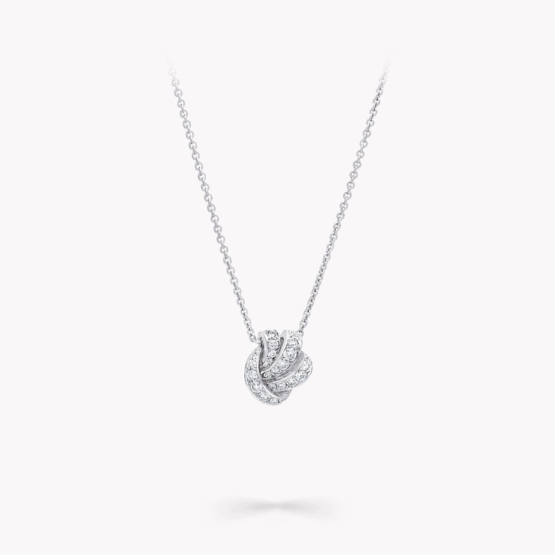 Tilda’s Bow Pavé Diamond Pendant, , hi-res
