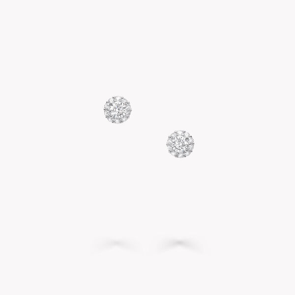 Icon Round Diamond Stud Earrings, , hi-res