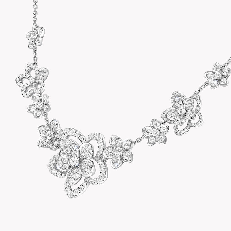 Wild Flower Multi Diamond Necklace, , hi-res