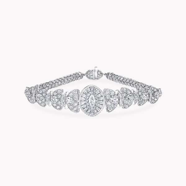 Night Moon Marquise Cut Diamond Bracelet, , hi-res