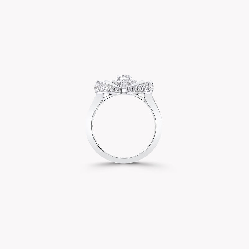 Night Moon Round and Baguette Cut Diamond Ring, , hi-res
