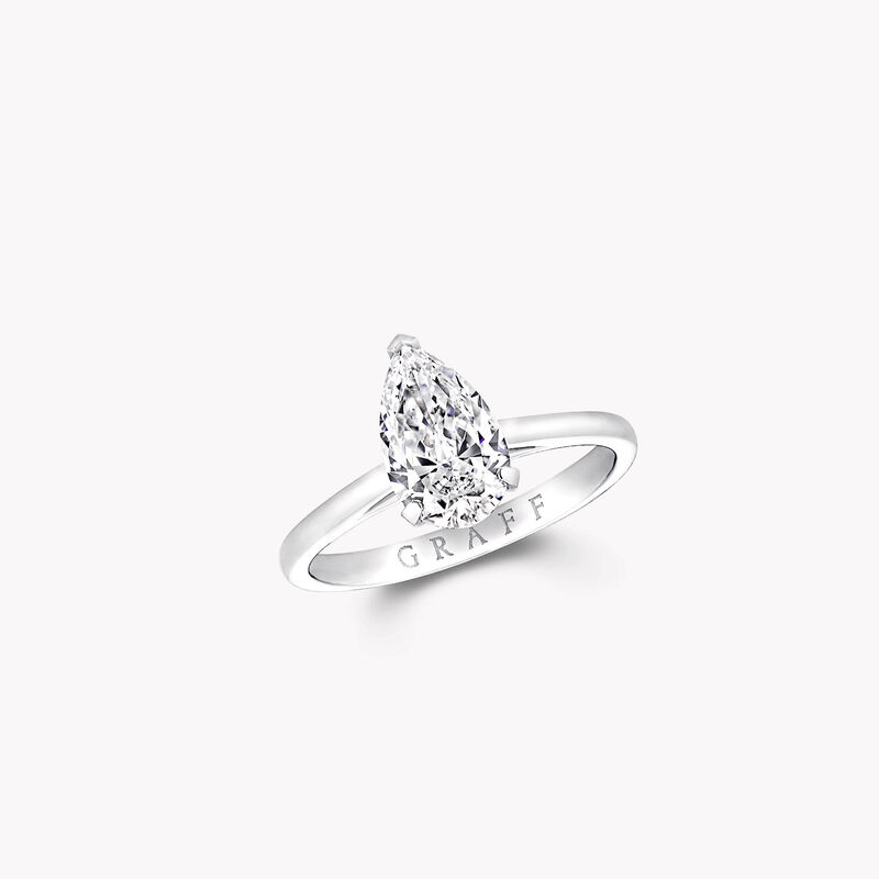 Paragon Pear Shape Diamond Engagement Ring
