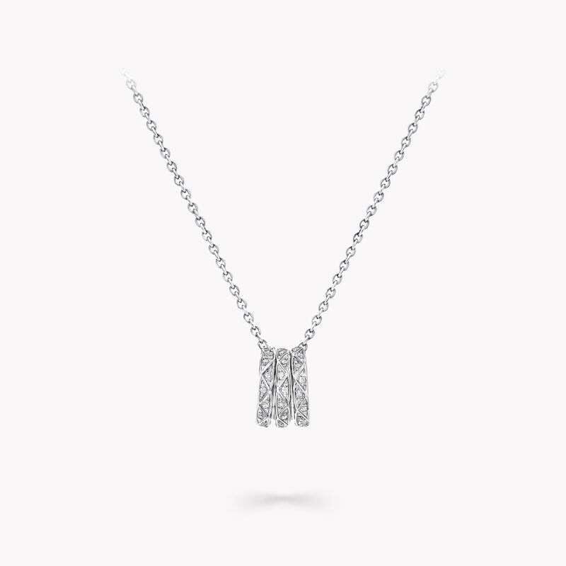 Laurence Graff Signature Triple Pavé Diamond Pendant, , hi-res