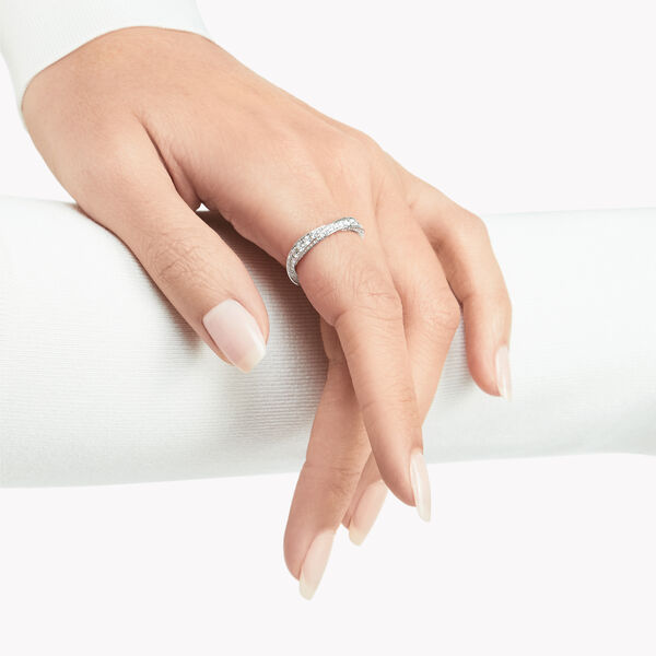 Spiral Pavé Diamond Band, , hi-res