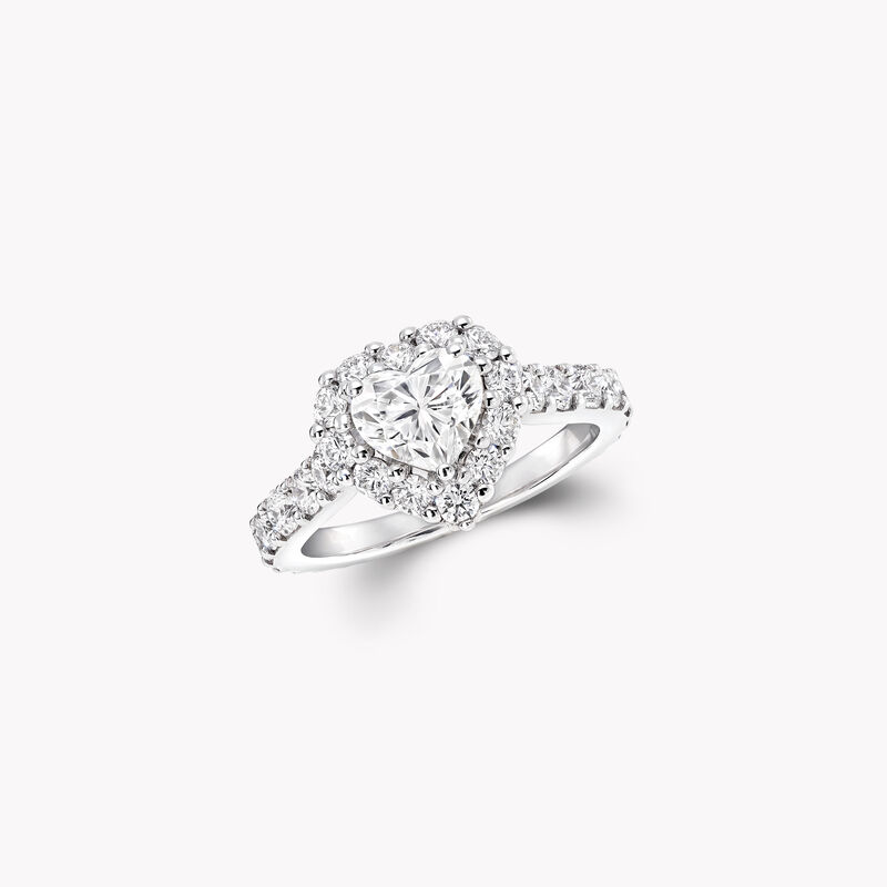 Icon Heart Shape Diamond Engagement Ring, , hi-res