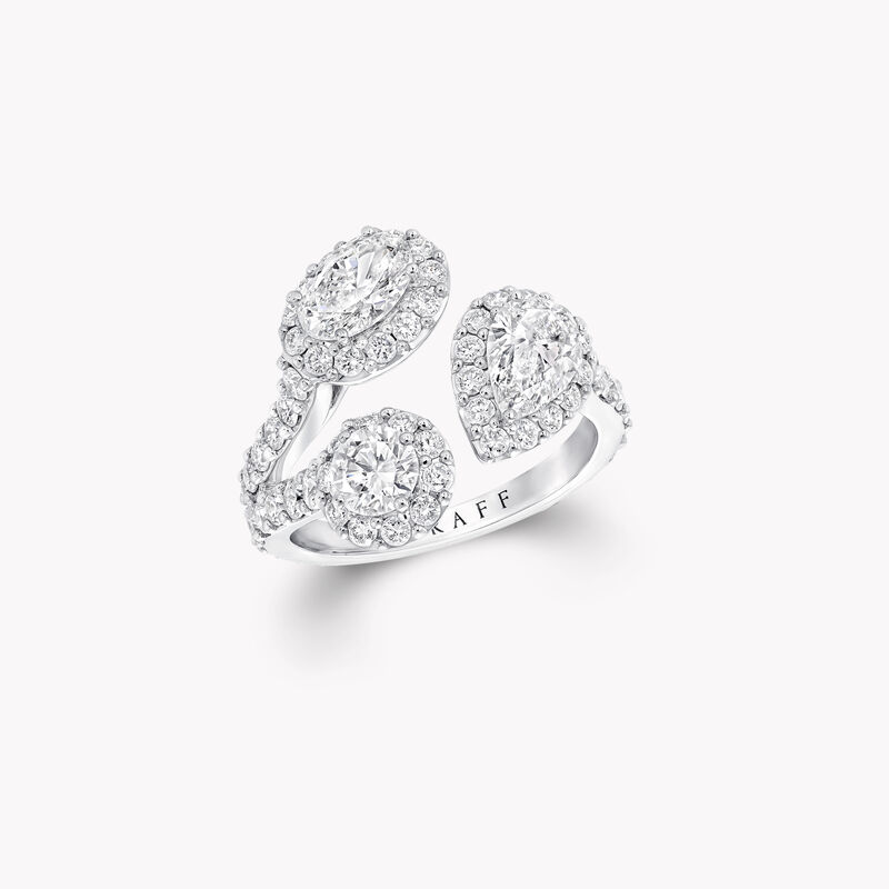 Icon Diamond Three Stone Ring, , hi-res