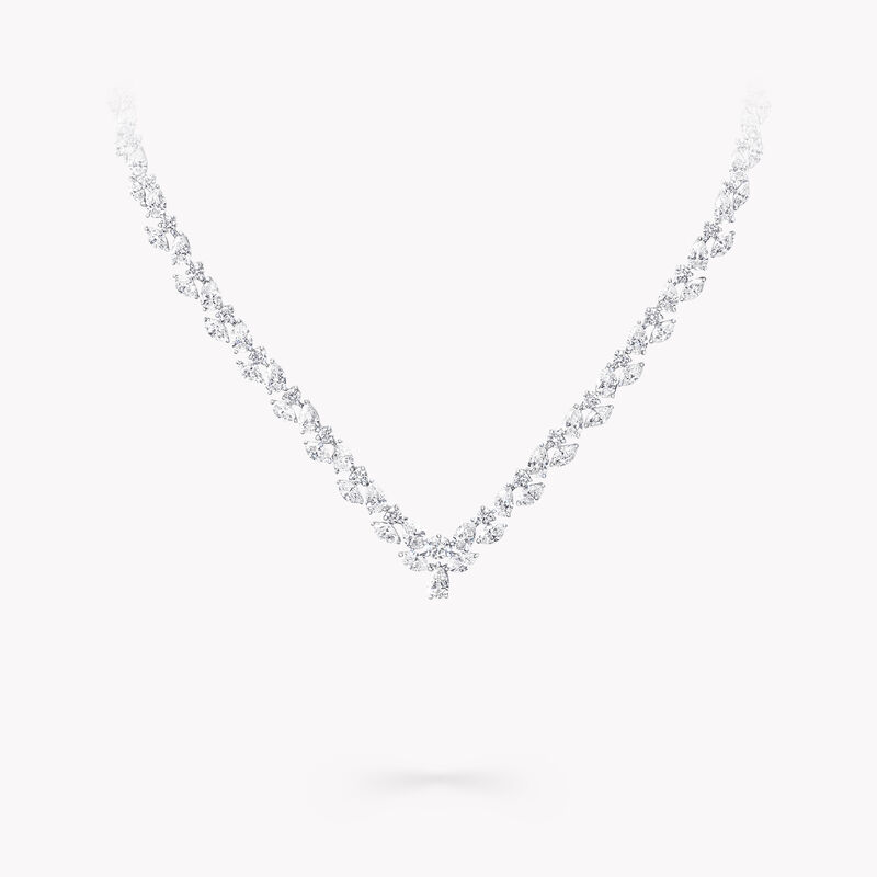 Multi-shape Diamond Necklace