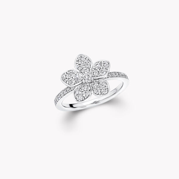 Wild Flower Pavé Diamond Ring, , hi-res