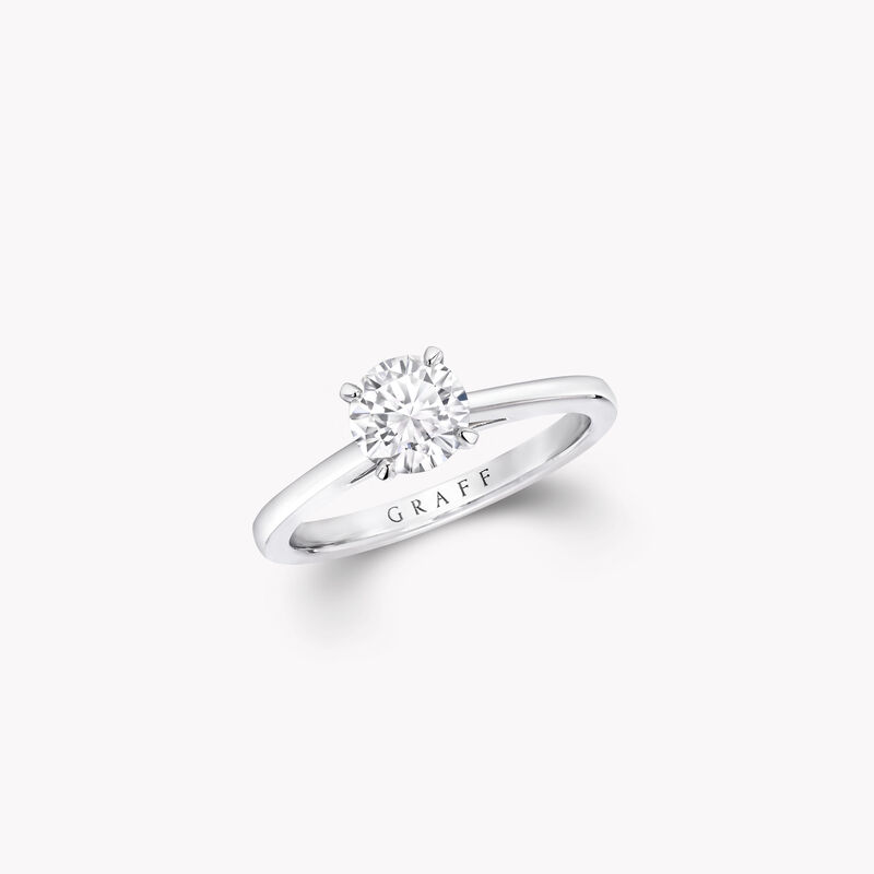 Paragon圆形钻石订婚戒指