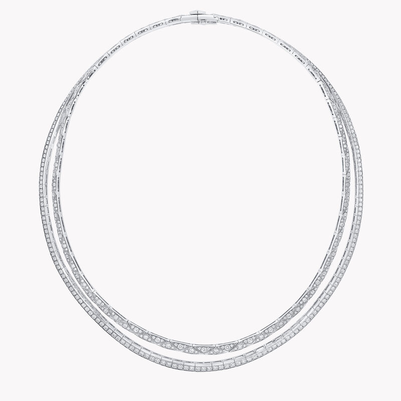 Laurence Graff Signature系列琢面双行项链