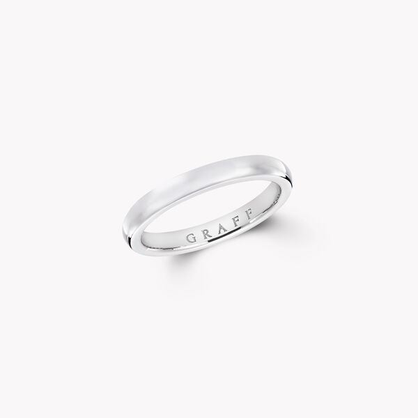 D Shape Wedding Band, , hi-res