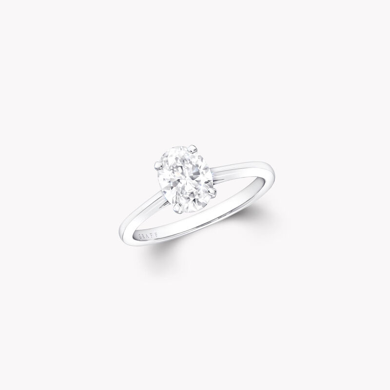 Paragon Oval Diamond Engagement Ring, , hi-res