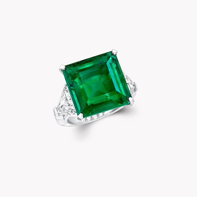 祖母绿形切割哥伦比亚祖母绿戒指 祖母绿形切割哥伦比亚祖母绿戒指