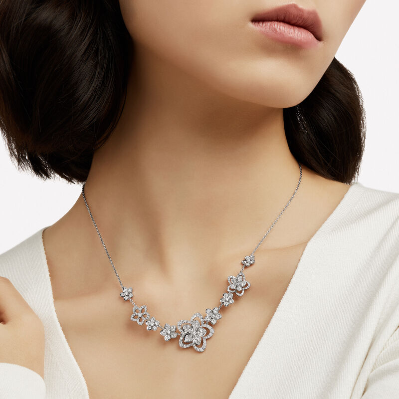 Wild Flower Multi Diamond Necklace, , hi-res