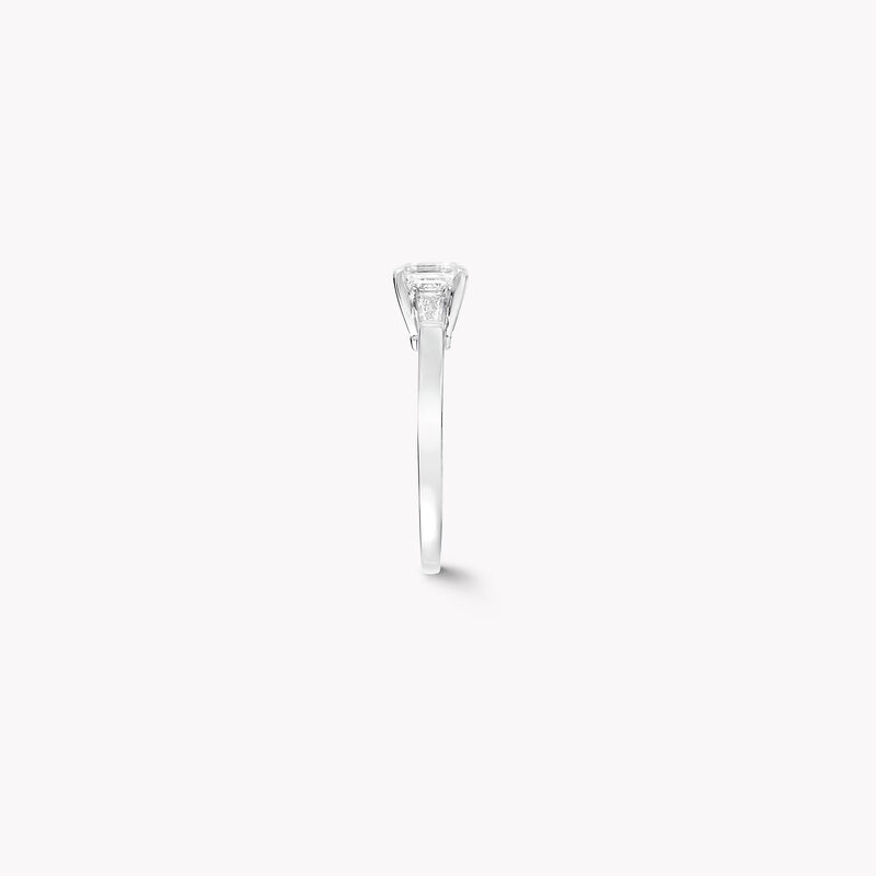 Promise Square Emerald Cut Diamond Engagement Ring, , hi-res