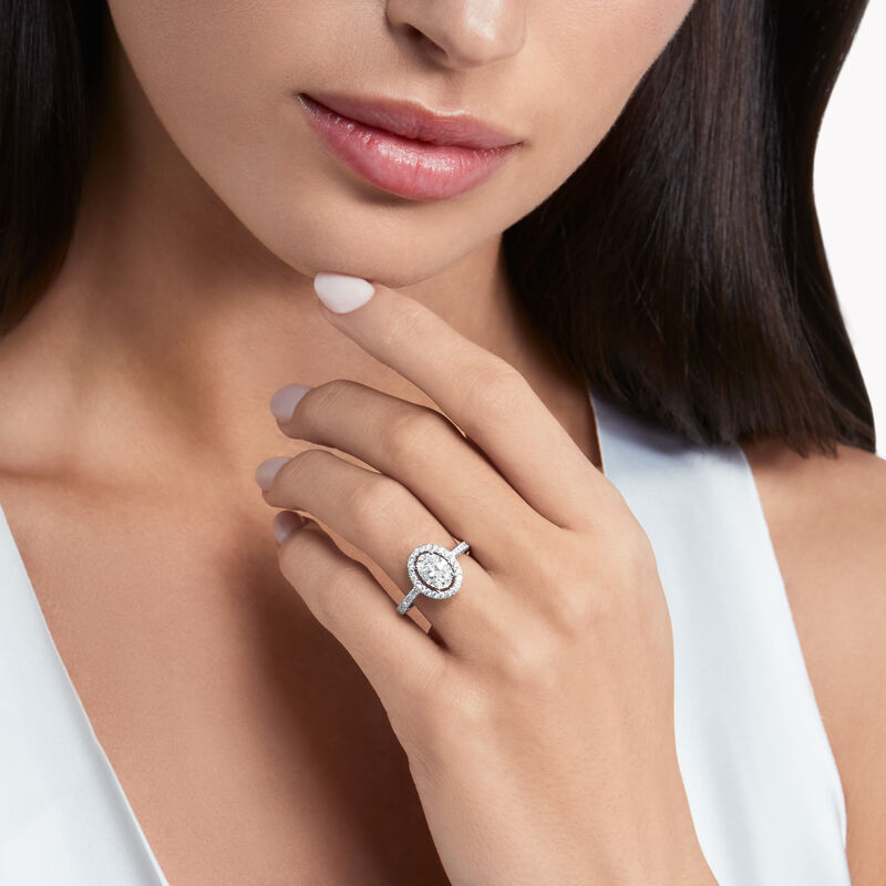 Constellation Oval Diamond Engagement Ring, , hi-res