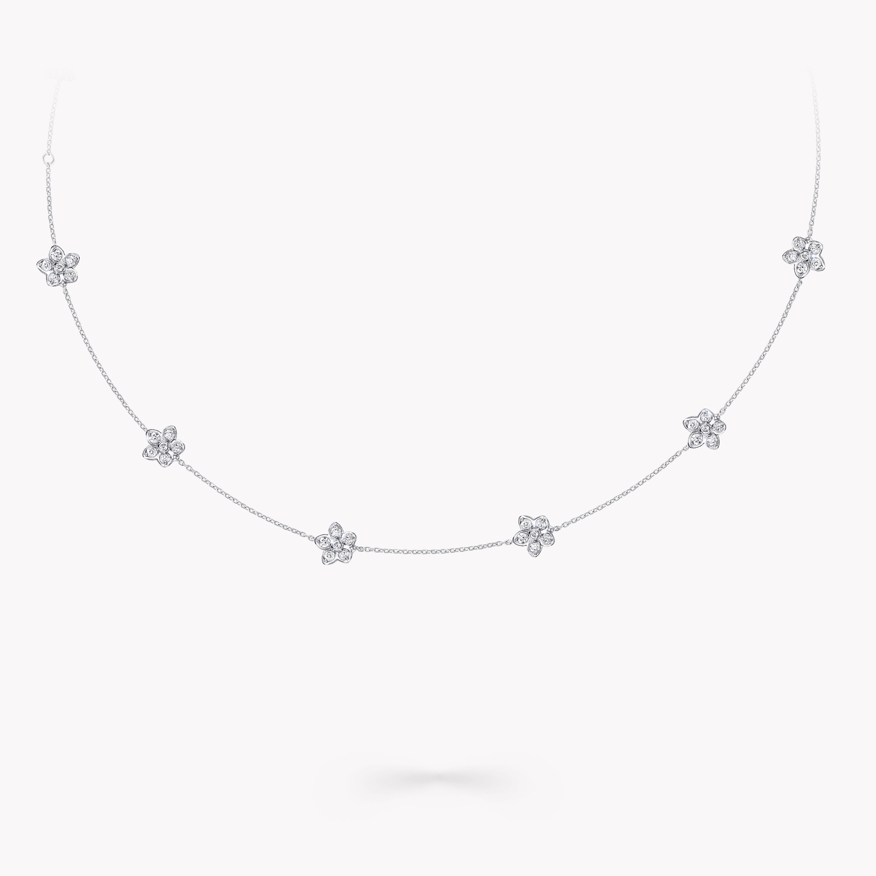Pave top diamond choker