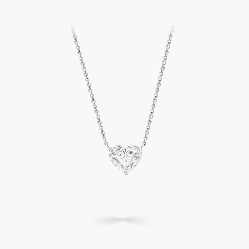 Heart Shape Diamond Pendant, , hi-res