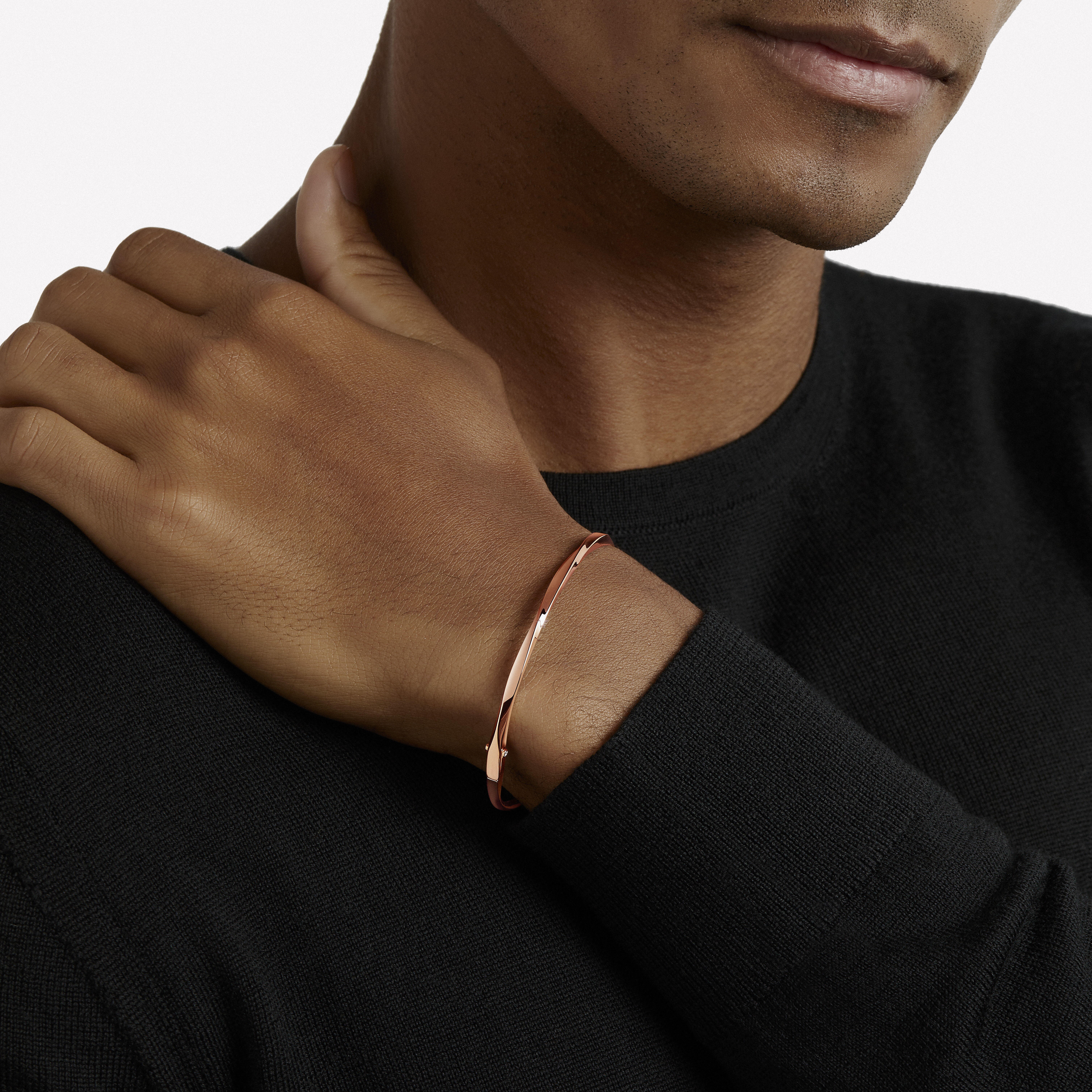 Awesomely asymmetrical rose gold paparazzi discount