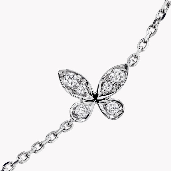 Pavé Butterfly Diamond Petite Bracelet, , hi-res