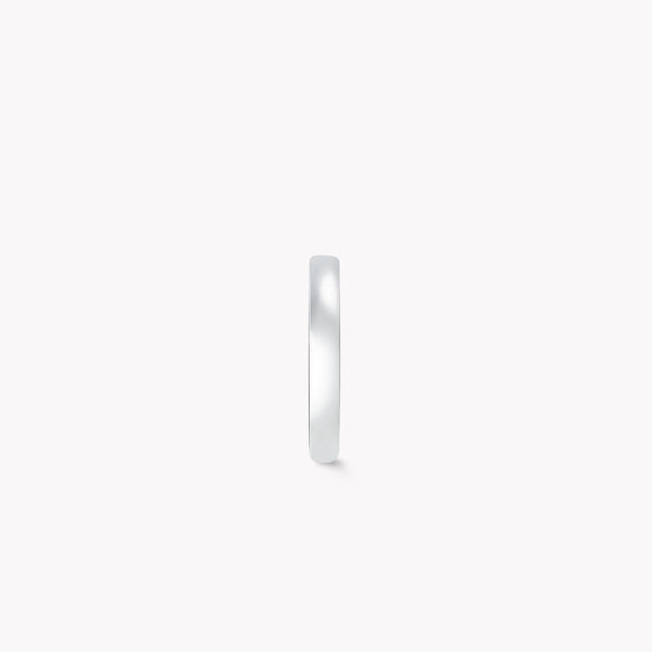 D Shape Wedding Band, , hi-res