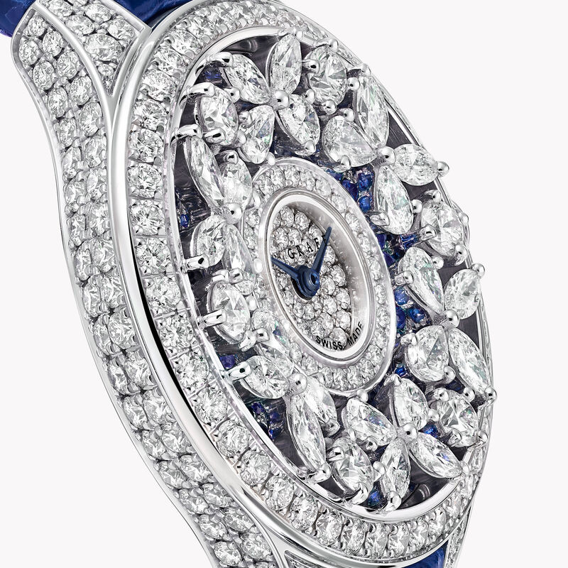 Classic Butterfly Diamond and Sapphire Watch