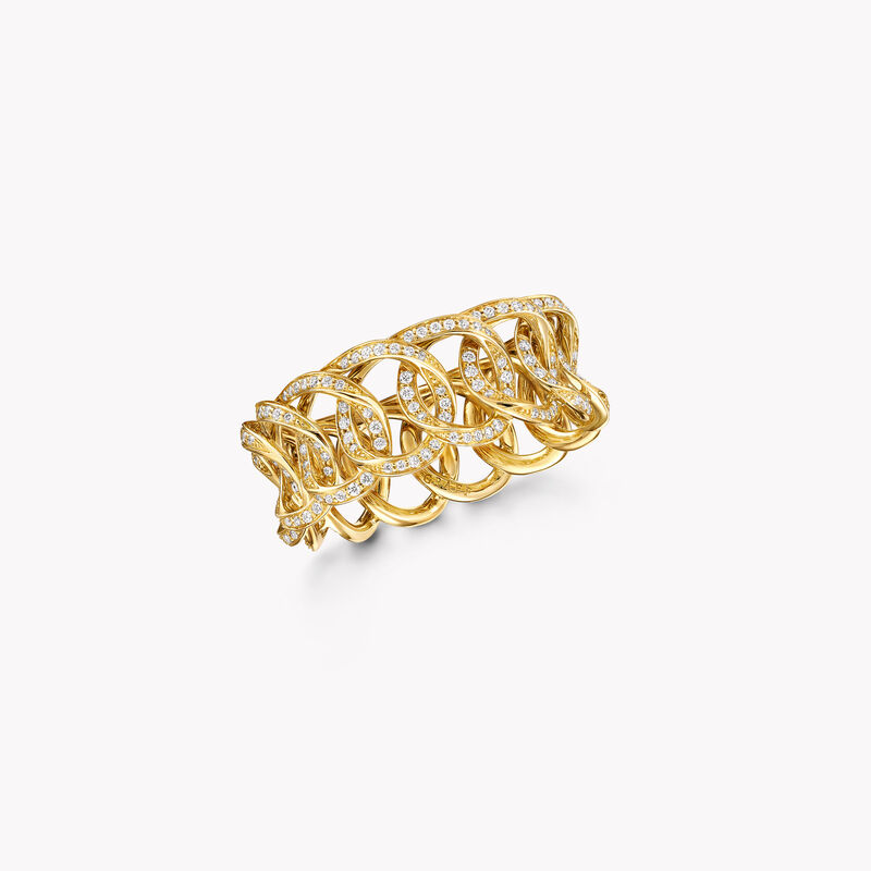 Inspired by Twombly Round Diamond Pavé Band, , hi-res
