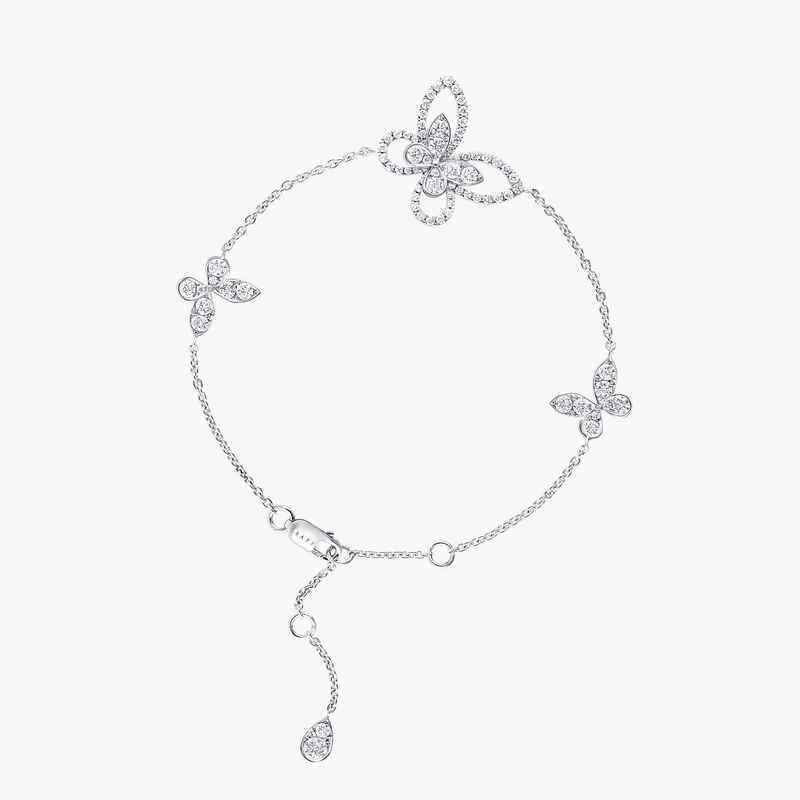 Butterfly Silhouette Diamond Bracelet, , hi-res