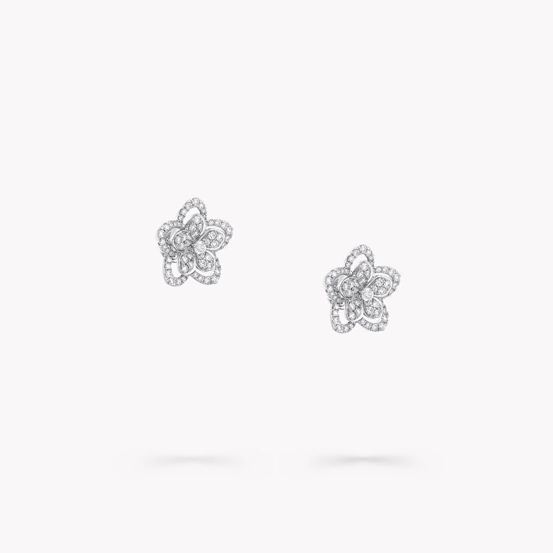 Wild Flower Diamond Stud Earrings