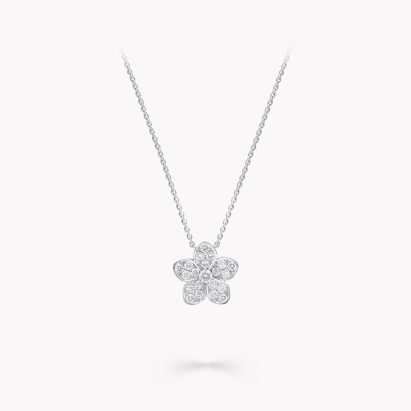 Wild Flower Pavé Diamond Pendant, , hi-res