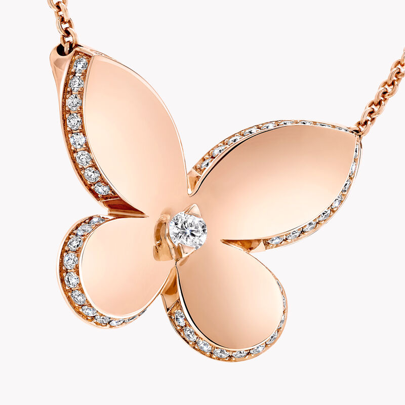 Pavé Butterfly Pendant, , hi-res