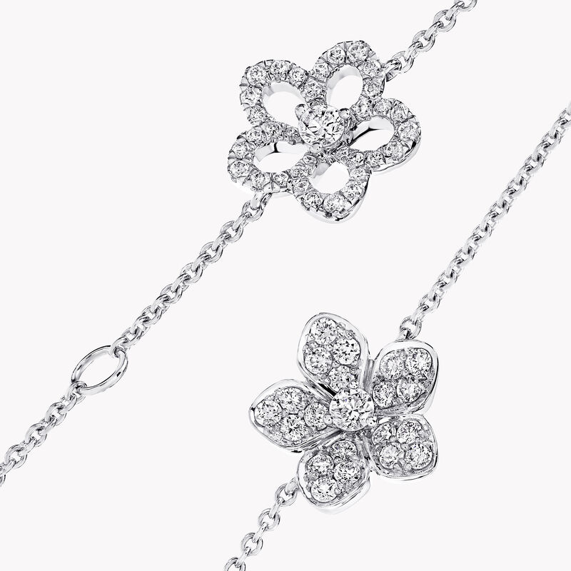 Wild Flower Pavé Diamond Bracelet, , hi-res