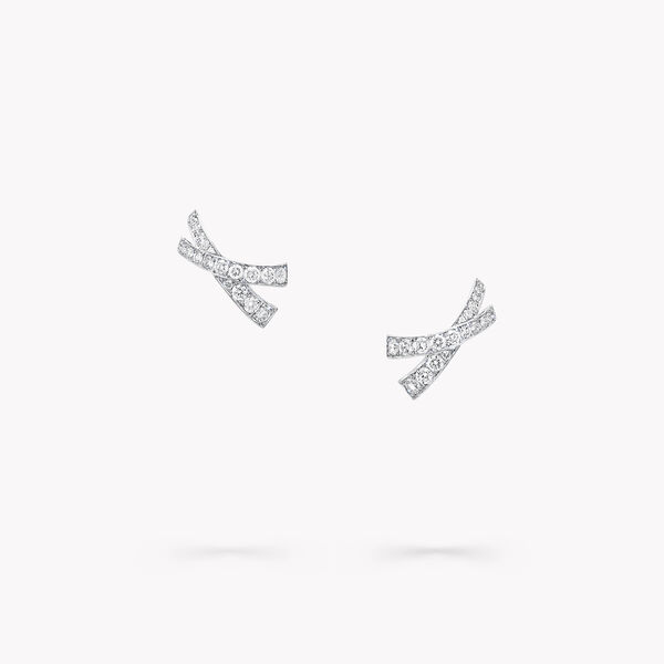 Kiss Pavé Diamond Stud Earrings, , hi-res