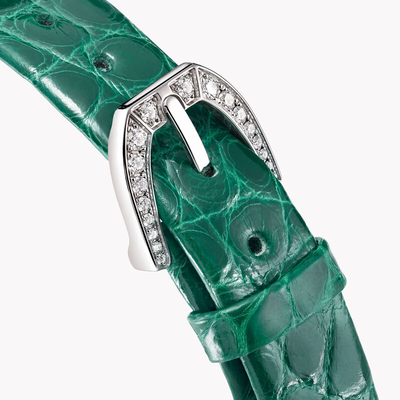 Classic Butterfly Diamond and Emerald Watch, , hi-res