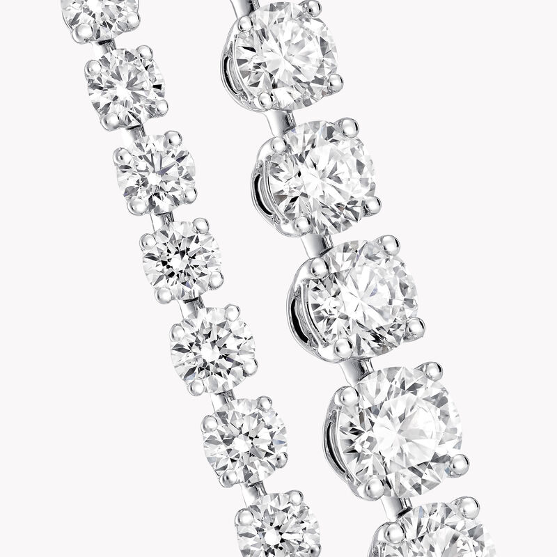Round Diamond Necklace, , hi-res