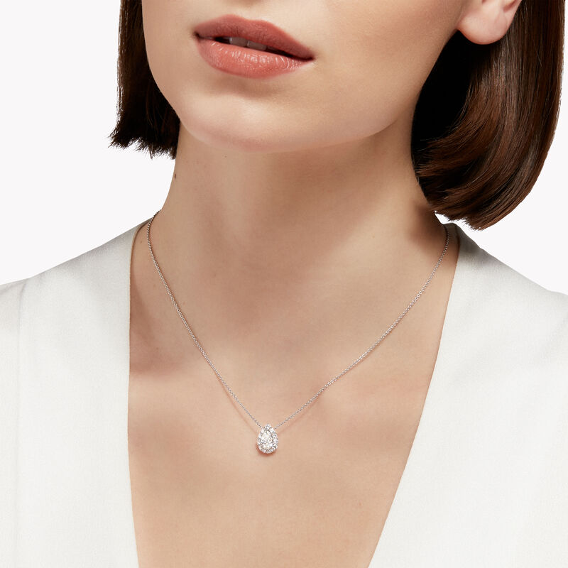 Icon Pear Shape Diamond Pendant