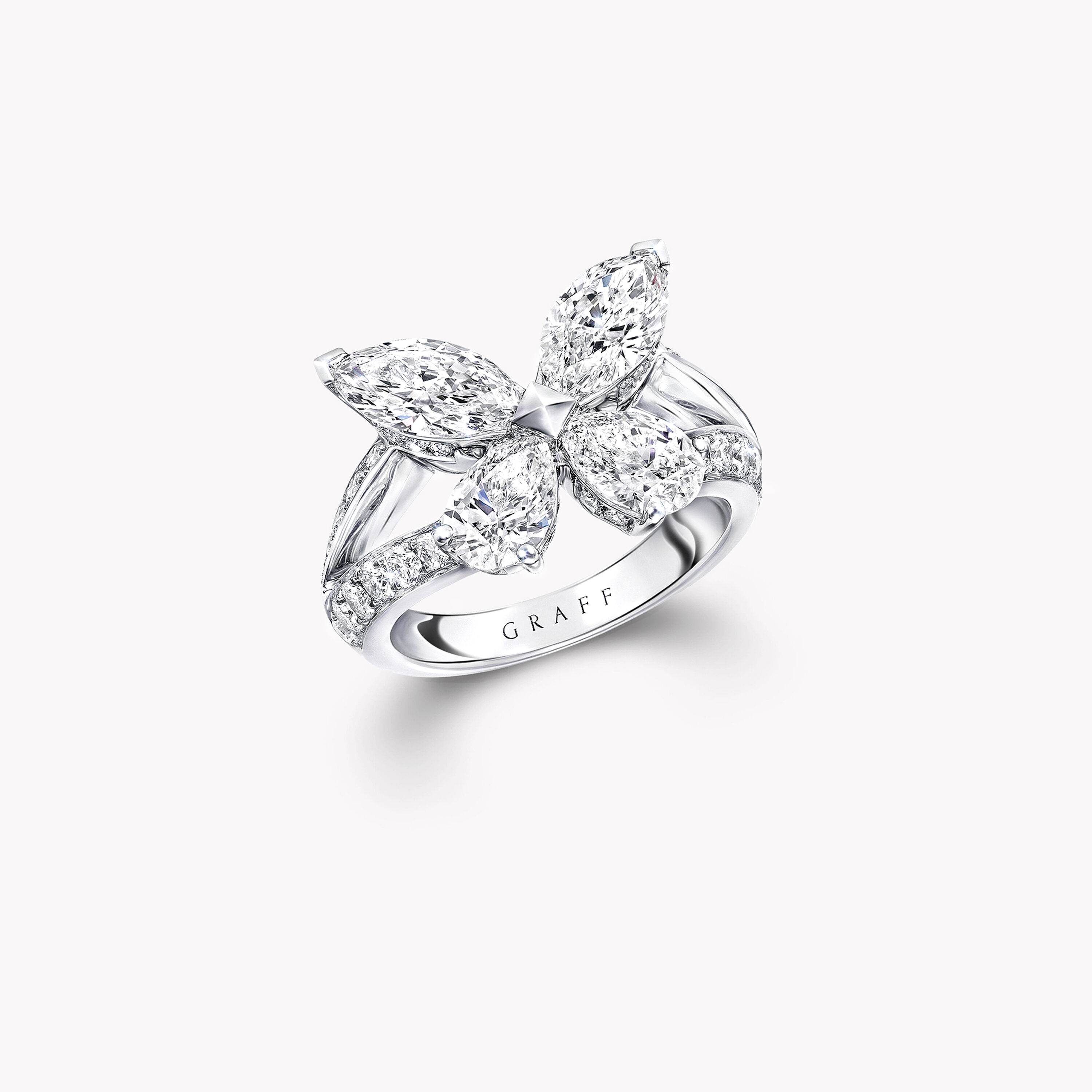 Butterfly ring clearance diamond