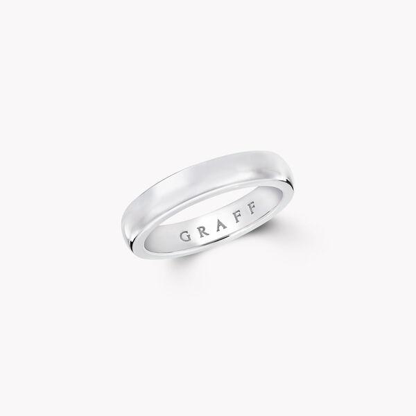 D Shape Wedding Band, , hi-res