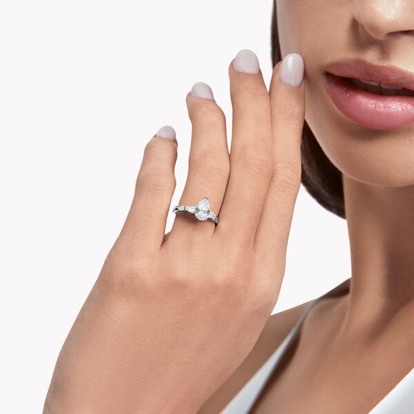 Promise Pear Shape Diamond Engagement Ring, , hi-res
