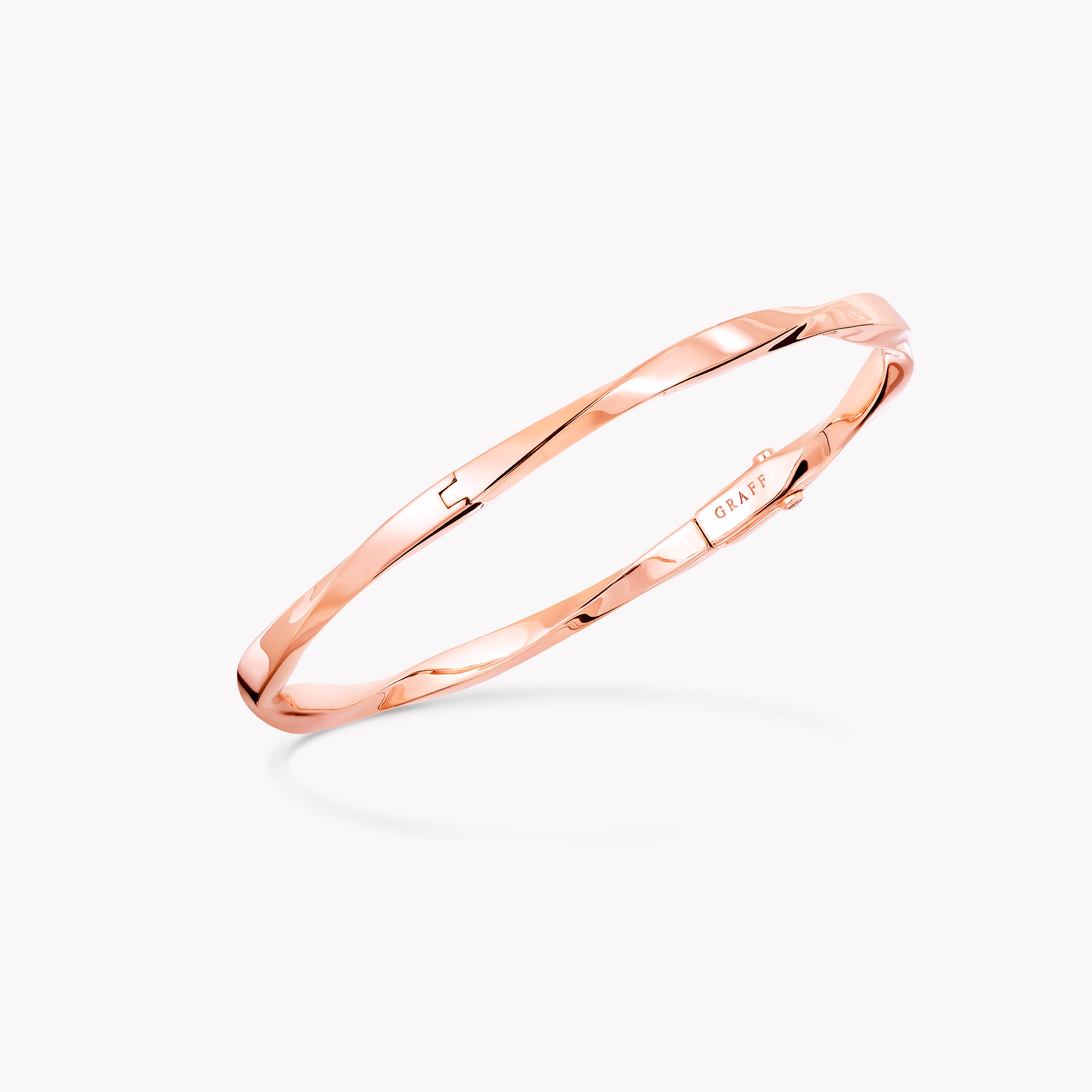 Spiral Bangle rose gold Graff