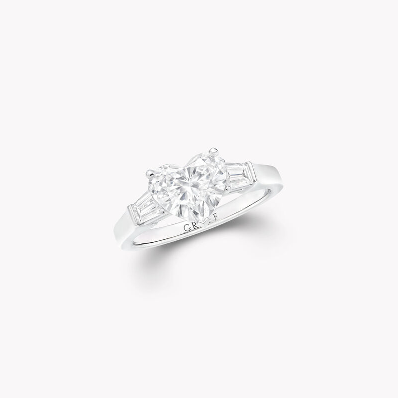 Promise Heart Shape Diamond Engagement Ring, , hi-res