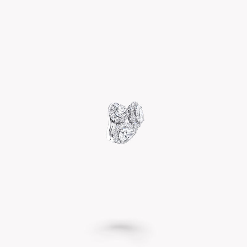Icon多形切割钻石耳环