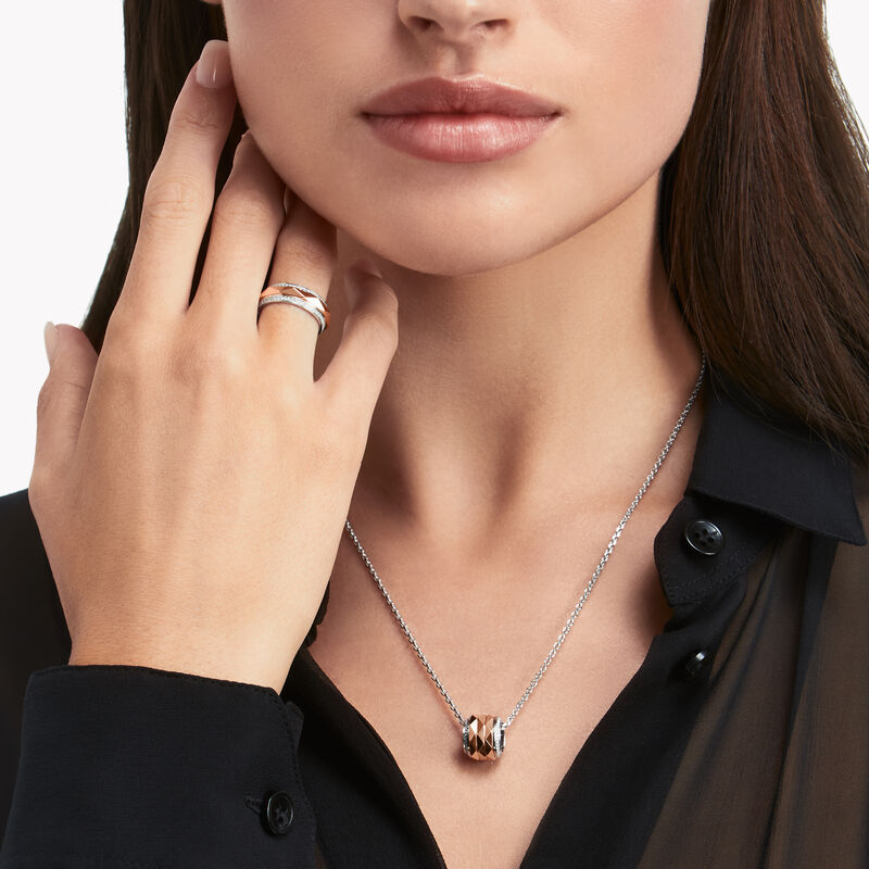 Laurence Graff Signature Triple Spinning Diamond Pendant, , hi-res