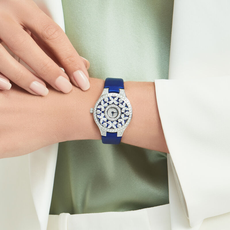 Classic Butterfly Diamond and Sapphire Watch, , hi-res